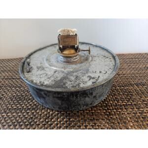 Antique Primitive Badger Tin/Metal Oil/Kerosene Lamp Burner